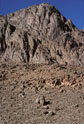 Mountain on west boundary of Wadi Es Sadad near its junction with Wadi Sebaiyeh. Mt Sinai is out-of-picture to the left (see image 12).   
