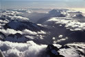 Southern Alps: view to south-west from above Main Divide.